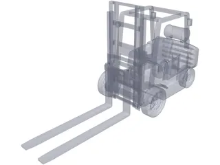 Forklift 3D Model