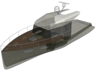 Baycruiser Yacht 3D Model