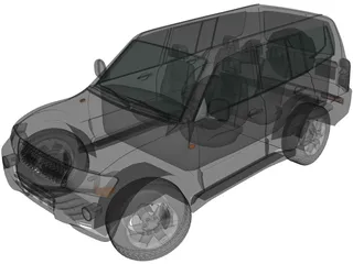 Mitsubishi Pajero 5-Doors (2005) 3D Model