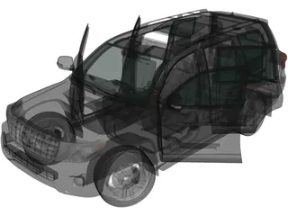 Toyota Land Cruiser [J200] (2012) 3D Model