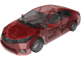 Toyota Corolla (2016) 3D Model