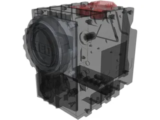 Red Epic Dragon 6K Camera 3D Model