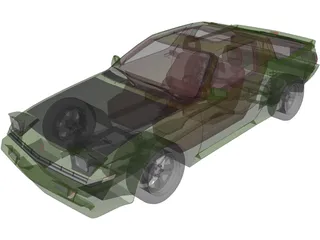 Mitsubishi Starion (1988) 3D Model