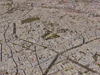 Paris City, France [24M] (2019) 3D Model