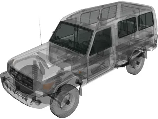 Toyota Land Cruiser (2010) 3D Model