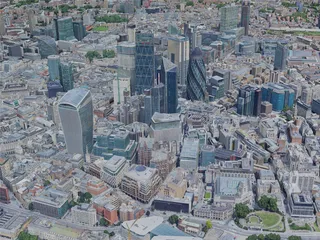 London City, UK (2019) 3D Model