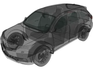 Acura MDX (2014) 3D Model