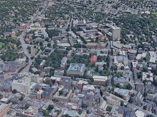 Boston City, MA, USA (2019) 3D Model