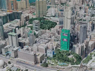 Hong Kong City, China (2019) 3D Model