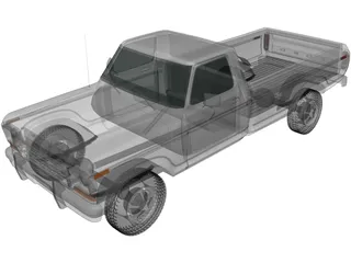 Ford F150 (1978) 3D Model