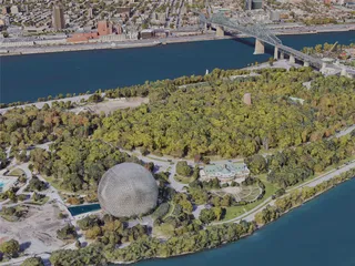 Montreal City, QC, Canada (2019) 3D Model