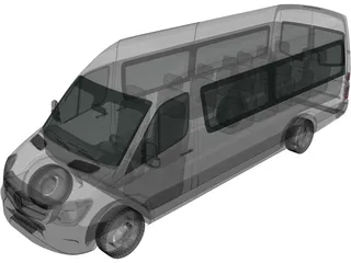 Mercedes-Benz Sprinter H2L3 (2013) 3D Model