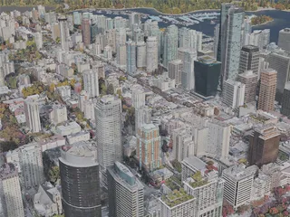 Vancouver City, BC, Canada (2019) 3D Model