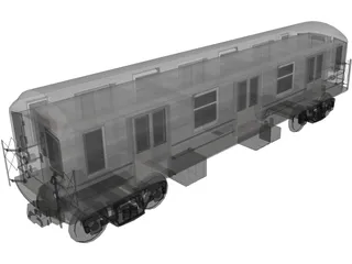 Subway Car 3D Model