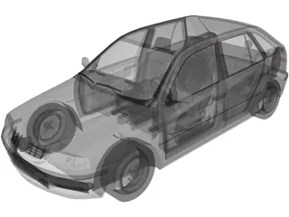 Volkswagen Gol G3 3D Model