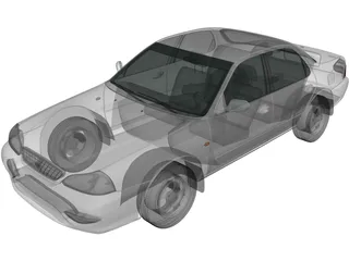 Kia Clarus (1998) 3D Model