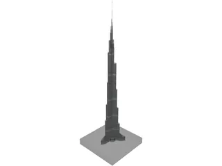 Burj Khalifa 3D Model