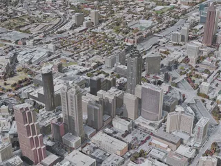 Atlanta City, GA, USA (2019) 3D Model