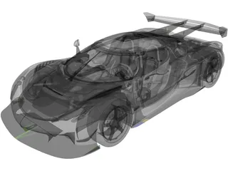 Koenigsegg Jesko (2020) 3D Model