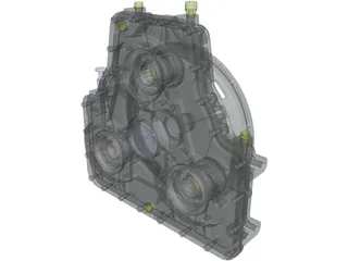 Stiebel A4373 Gearbox 3D Model