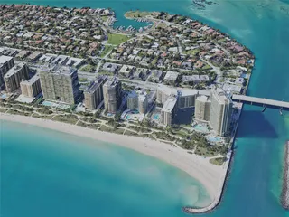 Miami Beach, FL, USA (2019) 3D Model