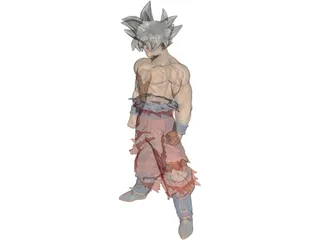 Goku Ultra 3D Model