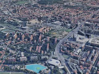 Milan City, Italy (2019) 3D Model