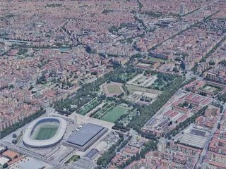 Turin City, Italy (2019) 3D Model