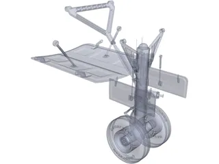 Boeing 737 Landing Gear 3D Model