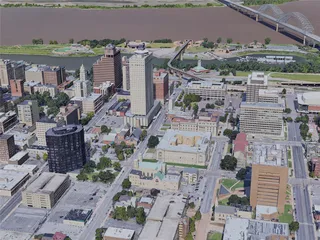 Memphis City, TN, USA (2019) 3D Model