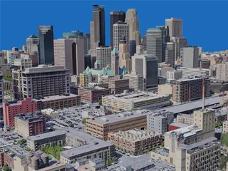 Minneapolis City, MN, USA (2019) 3D Model