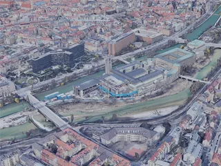 Munich City, Germany (2019) 3D Model