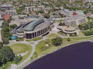 Ottawa City, ON, Canada (2019) 3D Model