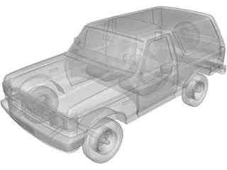 Ford Bronco (1989) 3D Model