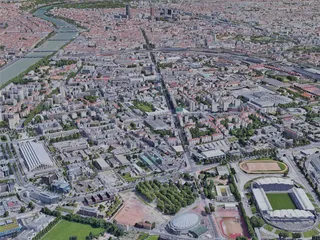 Lyon City, France (2019) 3D Model