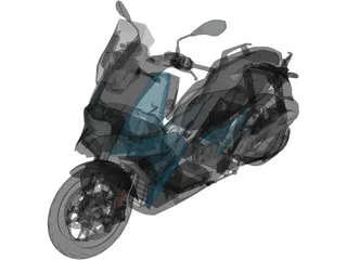 BMW C400X Sport (2018) 3D Model