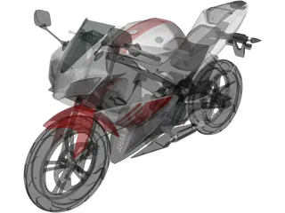 Yamaha YZF-R125 (2011) 3D Model