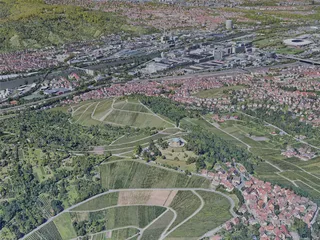 Stuttgart City, Germany (2019) 3D Model