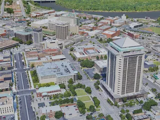 Montgomery City, AL, USA (2019) 3D Model