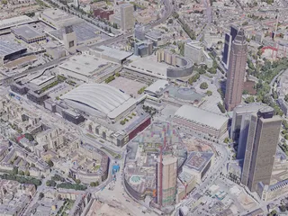 Frankfurt City, Germany (2019) 3D Model