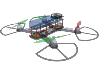 Quadcopter 3D Model