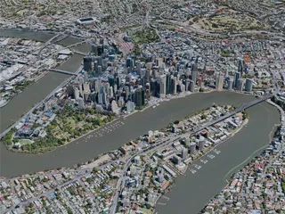 Brisbane City, Australia (2019) 3D Model