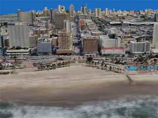 Durban City, South Africa (2019) 3D Model