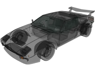 De Tomaso Pantera (1984) 3D Model