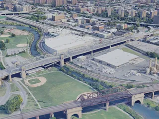 New York City, The Bronx, USA (2019) 3D Model