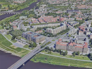 Dresden City, Germany (2019) 3D Model