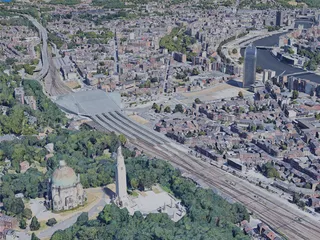 Liege City, Belgium (2019) 3D Model