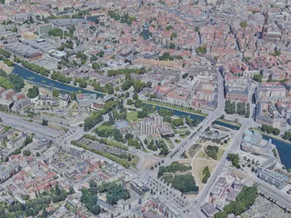 Strasbourg City, France (2019) 3D Model