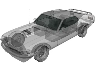 Ford Mustang (1969) 3D Model