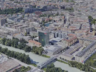 Geneva City, Switzerland (2019) 3D Model